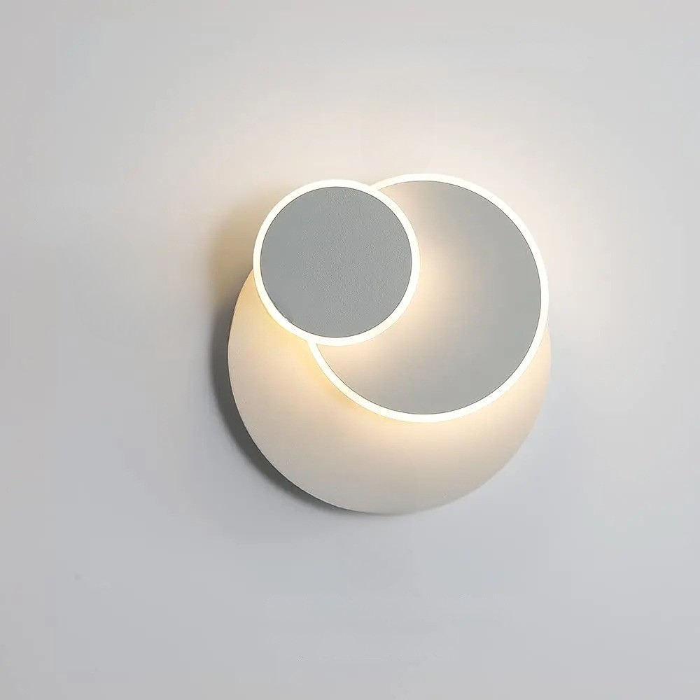 LED-vägglampa i modern design – 3-i-1 dekorationslampa & vridbar | Inredningsbelysning Carvallo