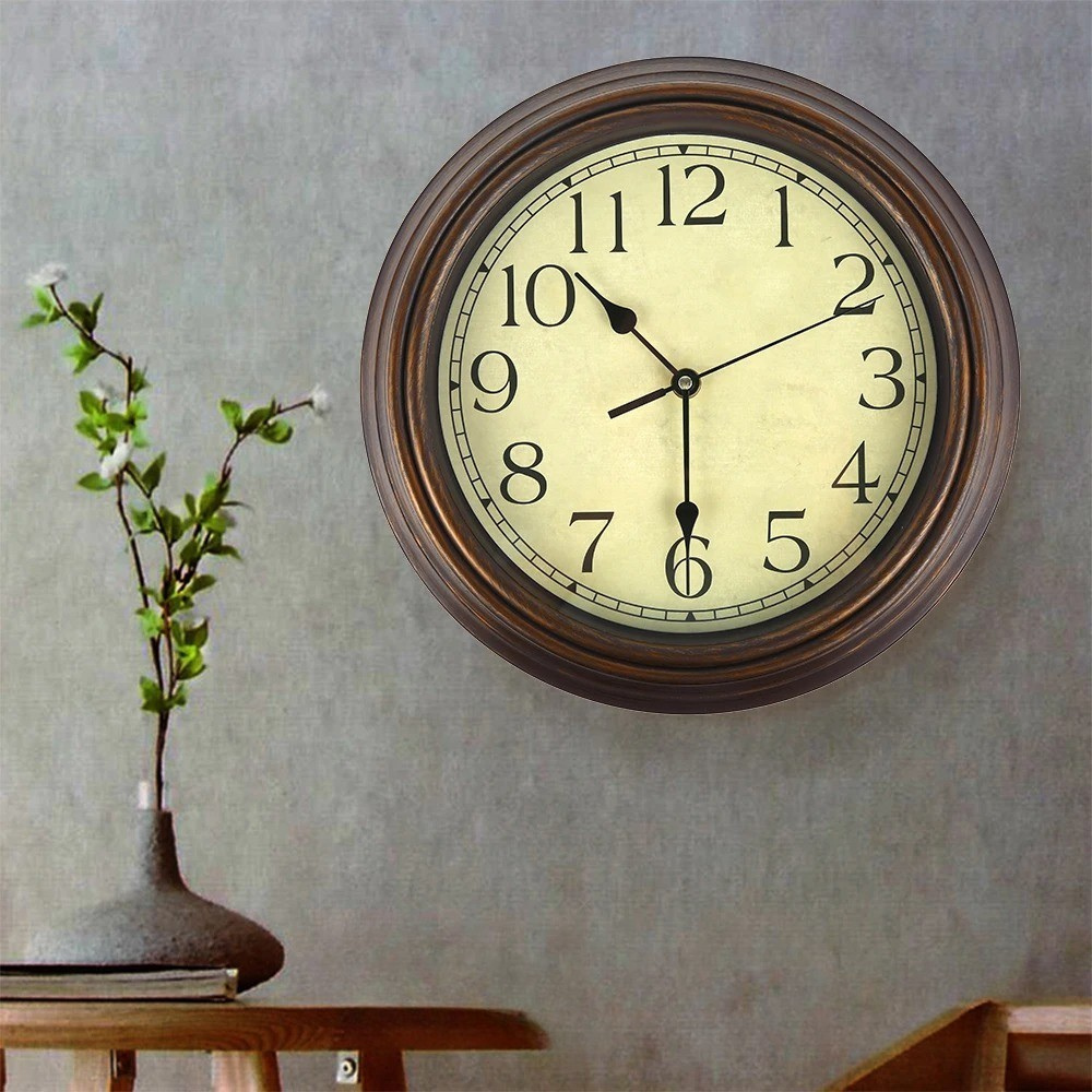 NostalgiaTime Klocka - Klassisk Retro Väggklocka Carvallo