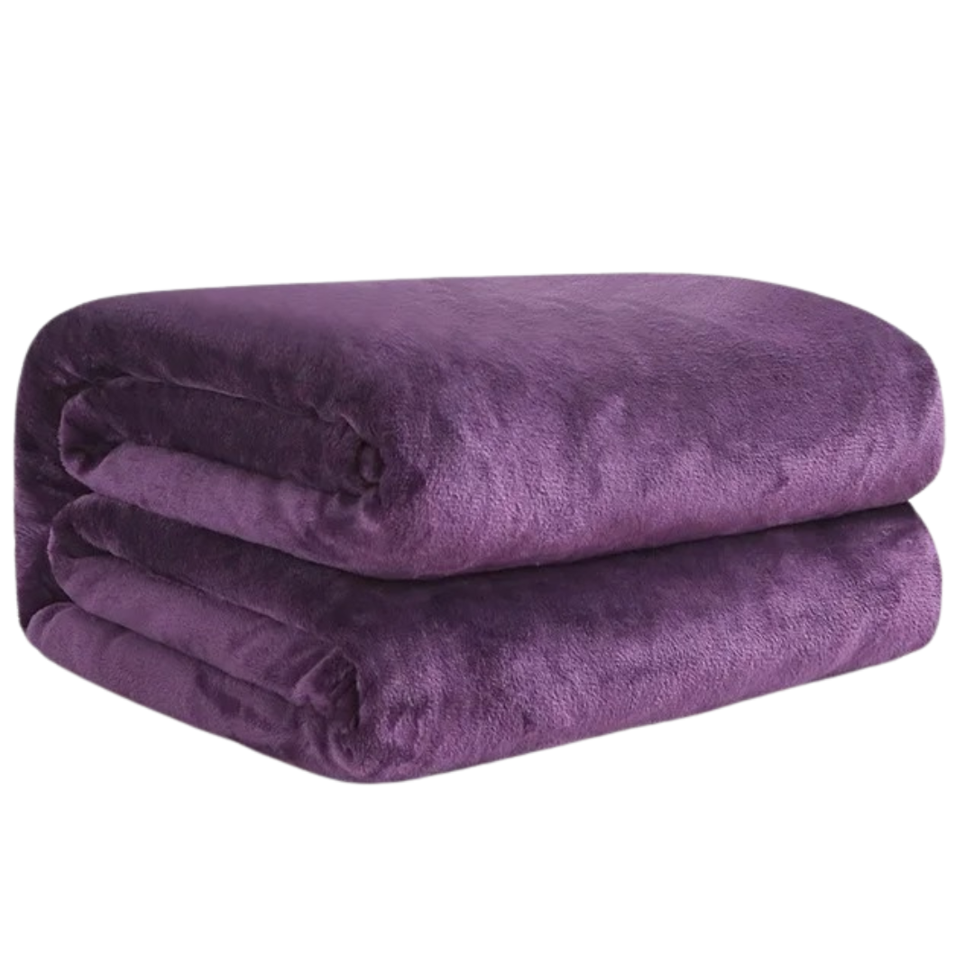 Korall Fleece Flanell Filt Hemnix