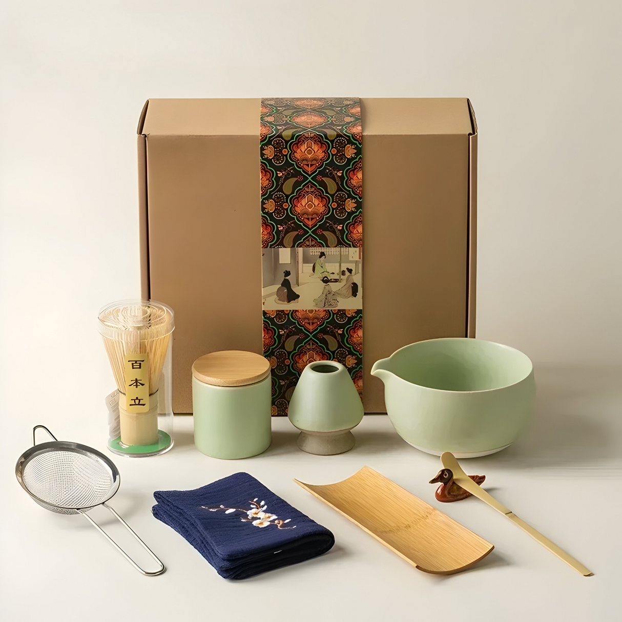 Matcha-set Keramik – Traditionellt tillbehör för japanska teceremonier Carvallo