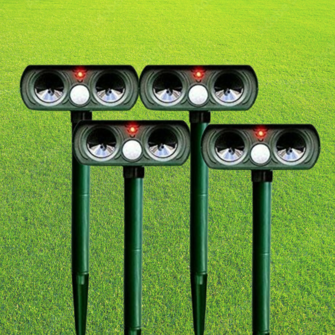 Trädgårdsskadedjursavvisare Solcellsrörelsesensor Enhet Carvallo