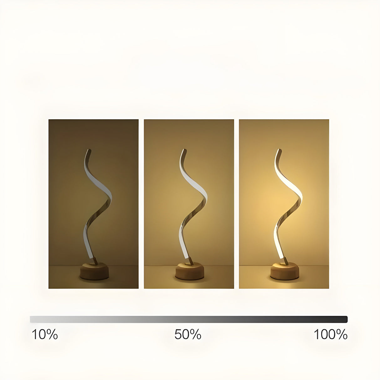 LumaCurve Lampa - Modern LED-skrivbords-lampa Carvallo