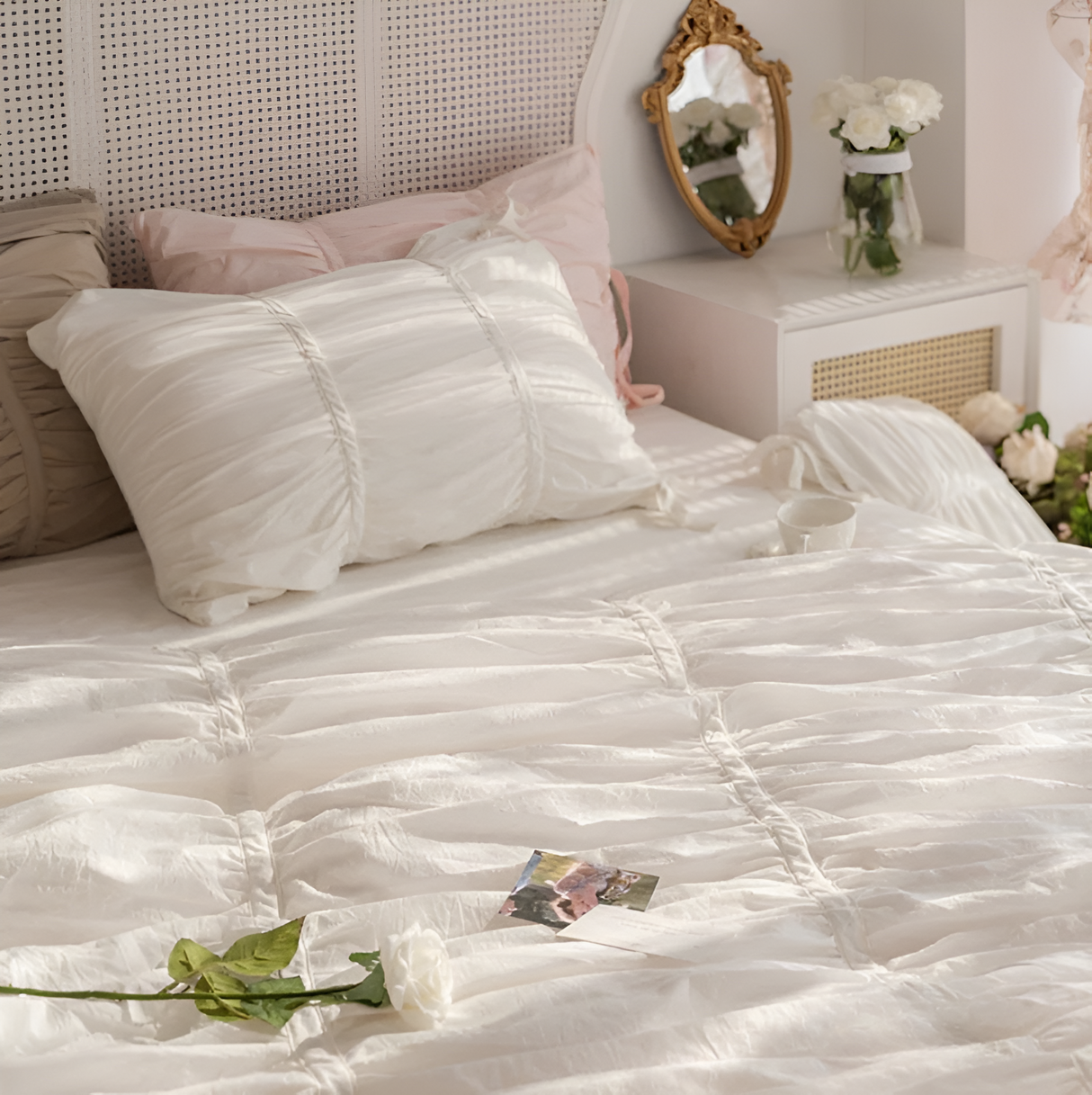 EtherealLuxe Sängkläder - Royal Beige Sängset Carvallo