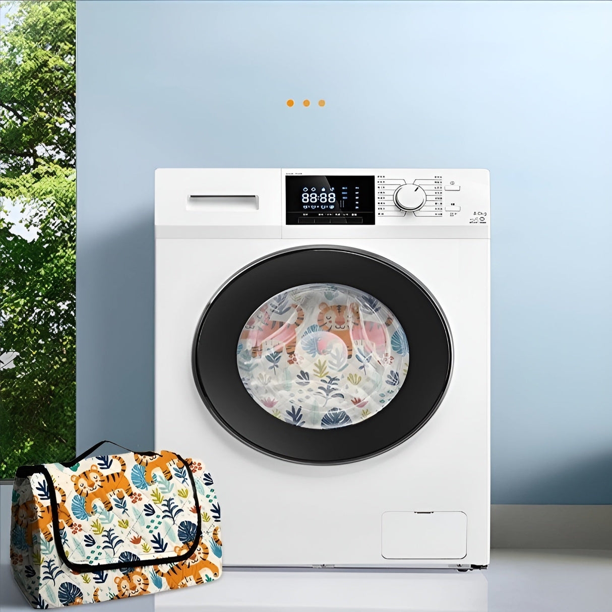 Carvallo Baby-lekmatta Wanderlino | Polstret & Vattentät | För Utomhus & Hemma | Inkl. Bärväska Carvallo