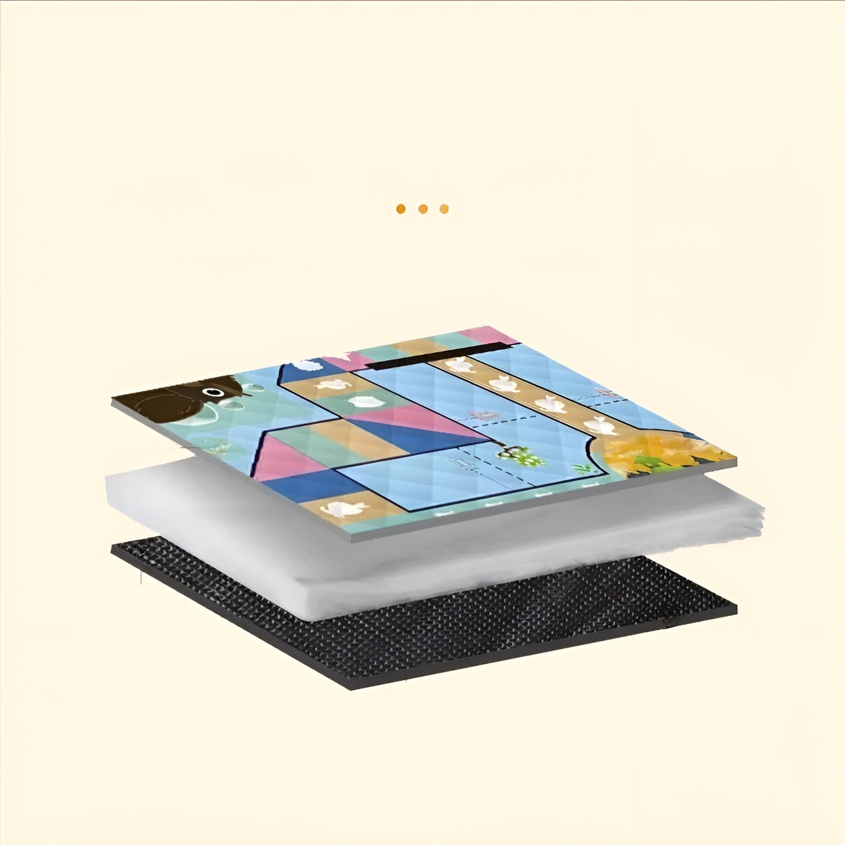 Fällbar Baby-spelmatta – Vattentålig och Polstret | Ideal för Strand & Picknick Carvallo