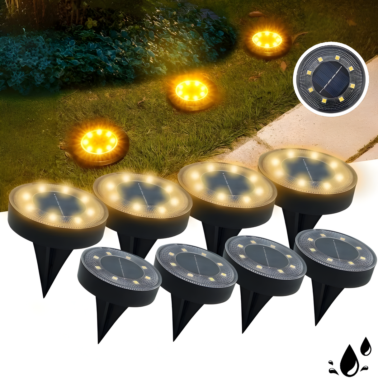 TerraShine Ljus - Utomhus LED Solenergilampa Carvallo