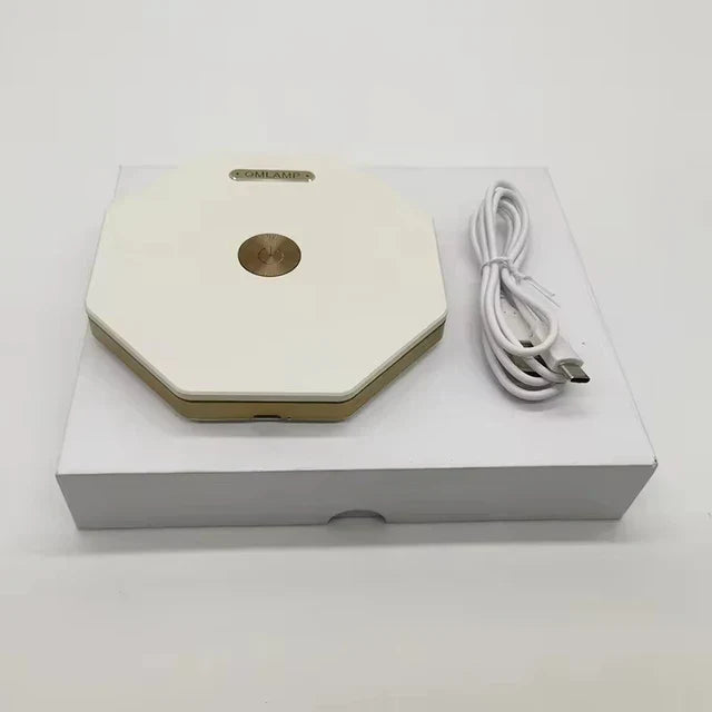 CrystalGlow - Uppladdningsbar Kristall Bordslampa, Trådlös LED Belysning med Dimfunktion Carvallo