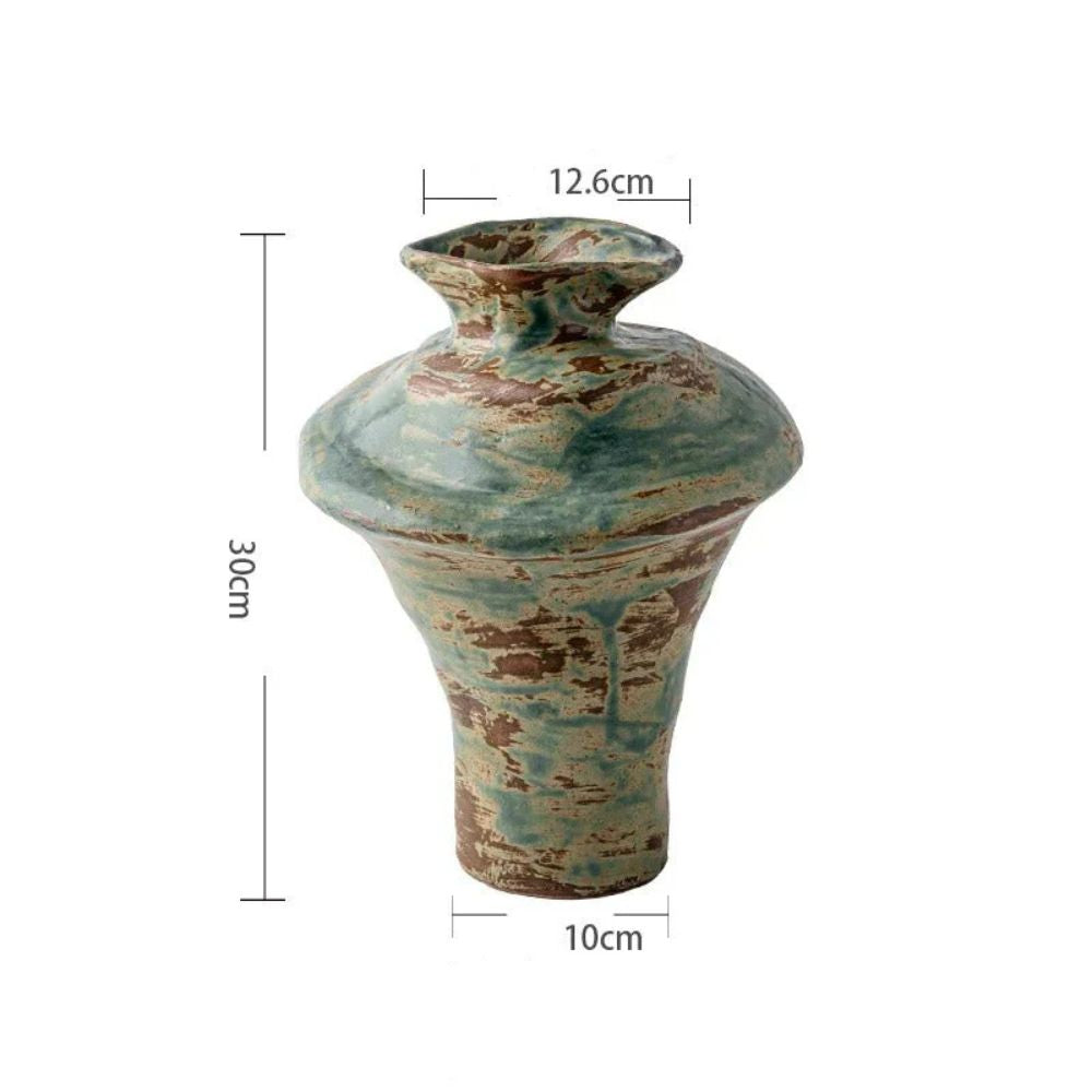 Venus Sculpted Ceramic Flower Vase Carvallo