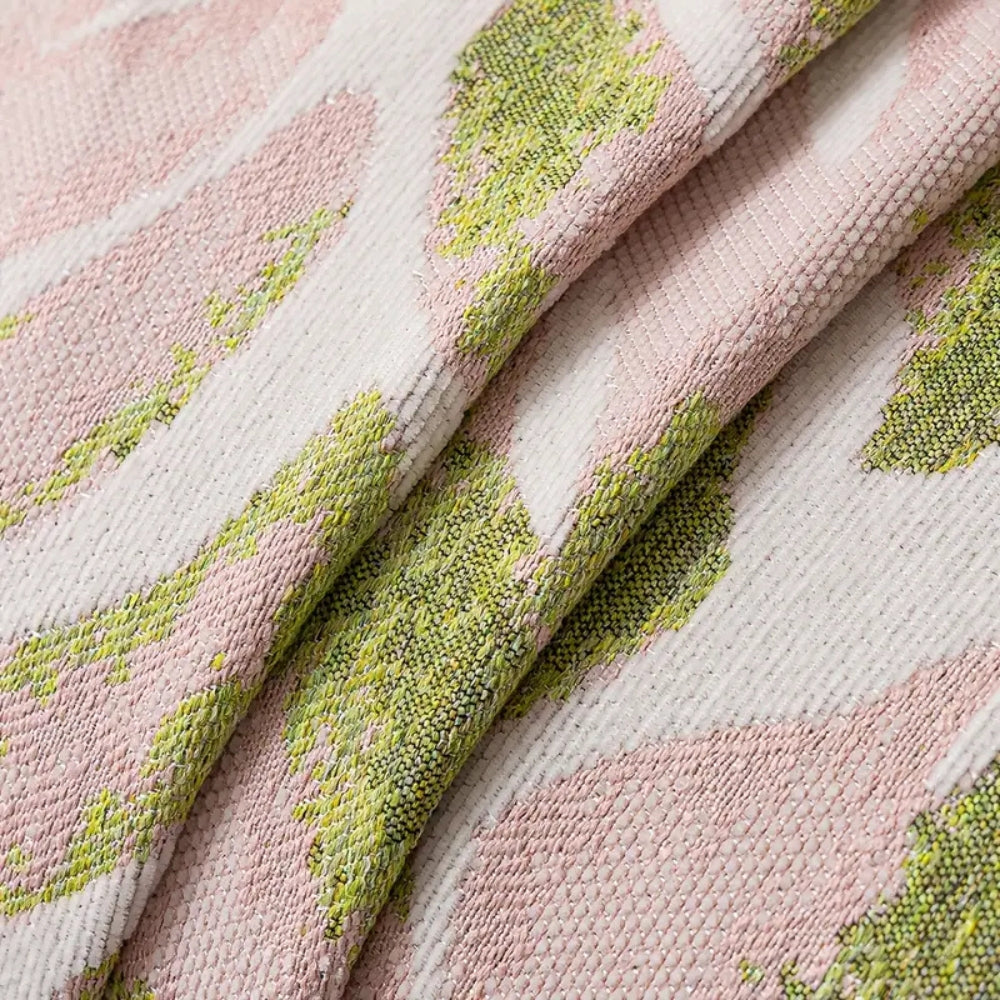 Verdure Bladmönster Chenille Sofföverdrag Carvallo