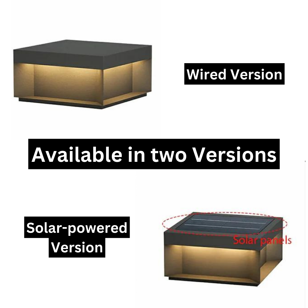 Solär Utomhus Pålampa – Vattentät Hållbar UV-beständig Design Carvallo