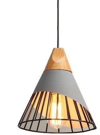 Vilnius LED Hängelampe – Modern pendellampa med stilfullt trä- och metalldesign, ideal för alla rum Carvallo
