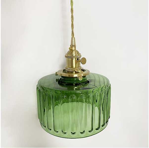 Vincent Vintage Kristall Taklampa – Cylindrisk glasdesign med justerbar höjd för en varm atmosfär Carvallo