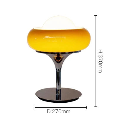 VintageOranje - Bordslampa Retro Design för Stilig Belysning Carvallo