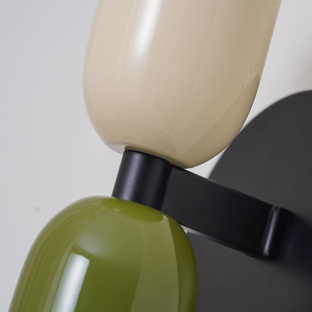 Vägglampa Modern Dubbel Glas Sconce Armatur Carvallo