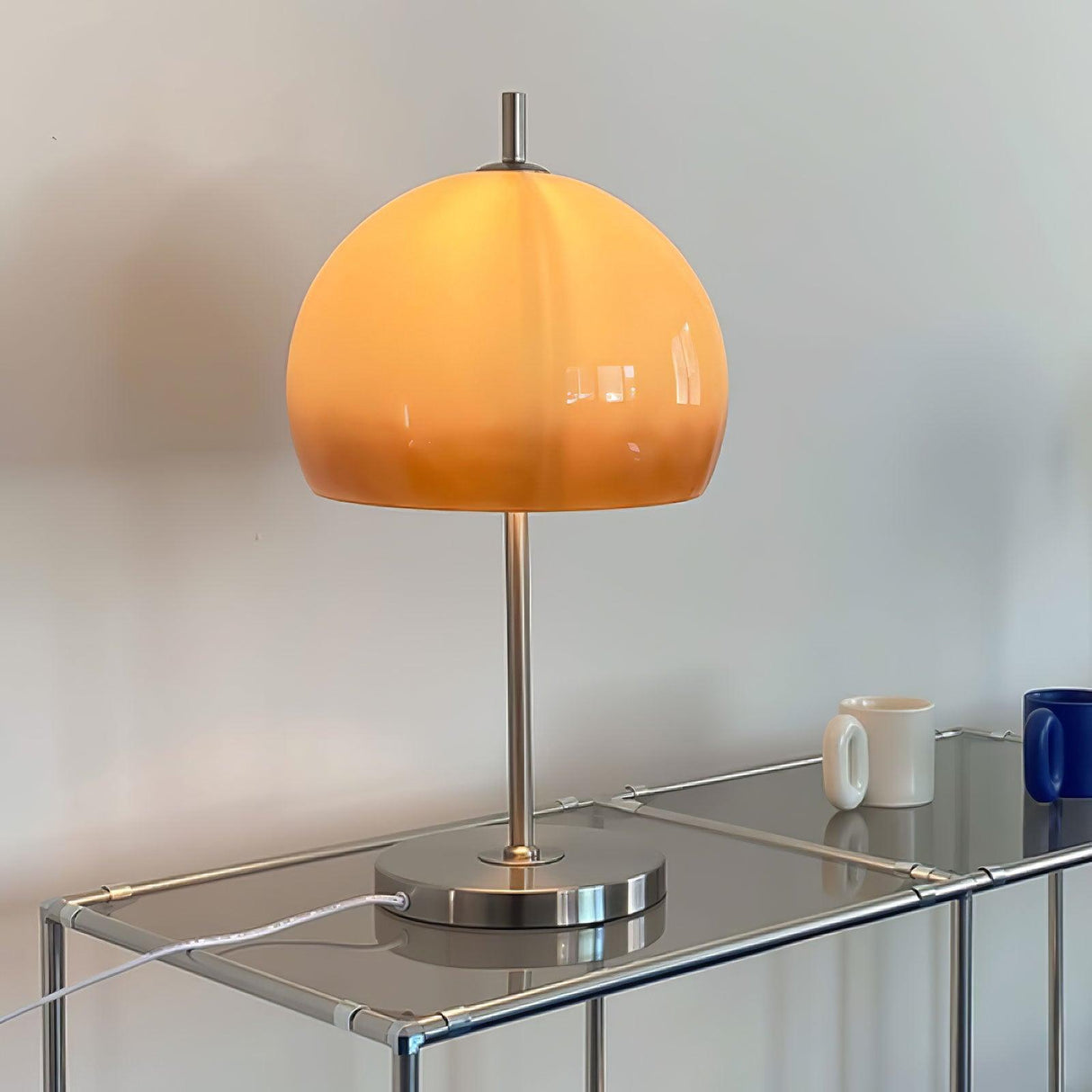 Minimalist Bauhaus Svamp Bords Lampa Carvallo