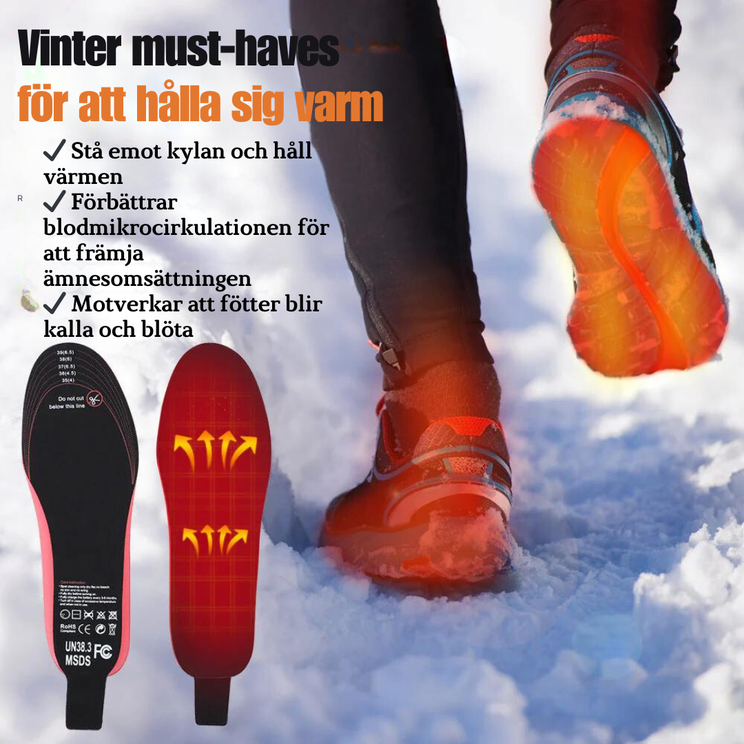 Elektriskt Uppvärmda Sulor-kläder-VaruZ-Hemnix