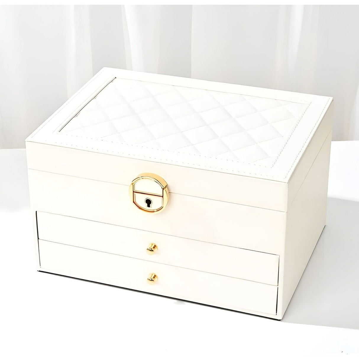 Lyxbox - Flera våningar smyckedisplay & förvaringslåda Carvallo