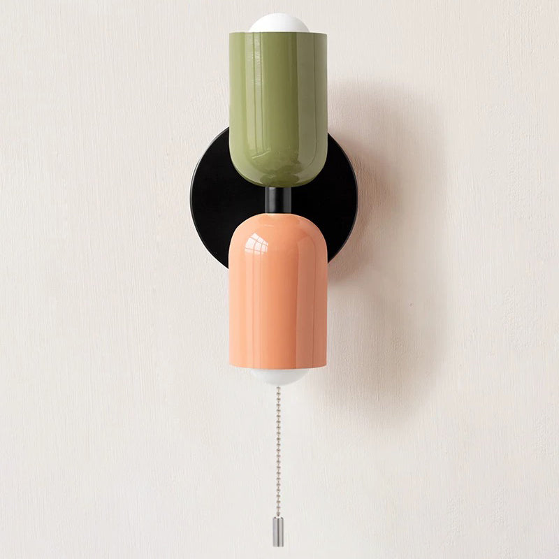 Vägglampa Modern Dubbel Glas Sconce Armatur Carvallo