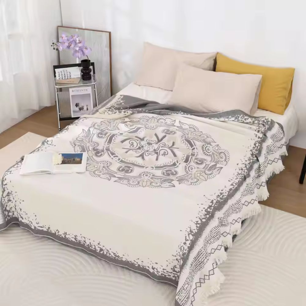 Wander Cotton Boho Mandala Filt Carvallo