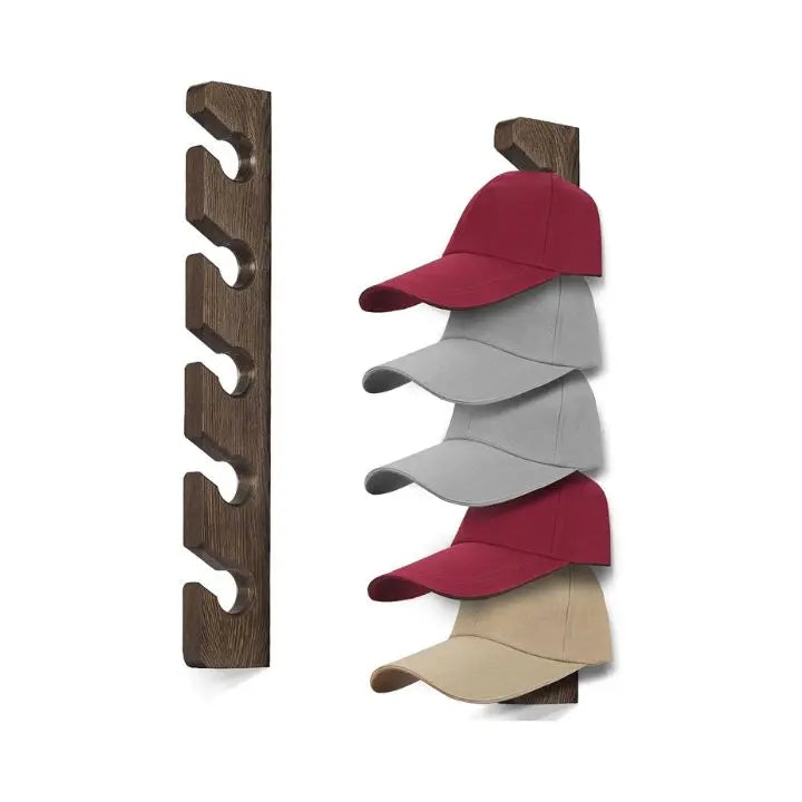 Dekorativ hatthängare – Platsbesparande rustik väggorganisatör MILA Sverige