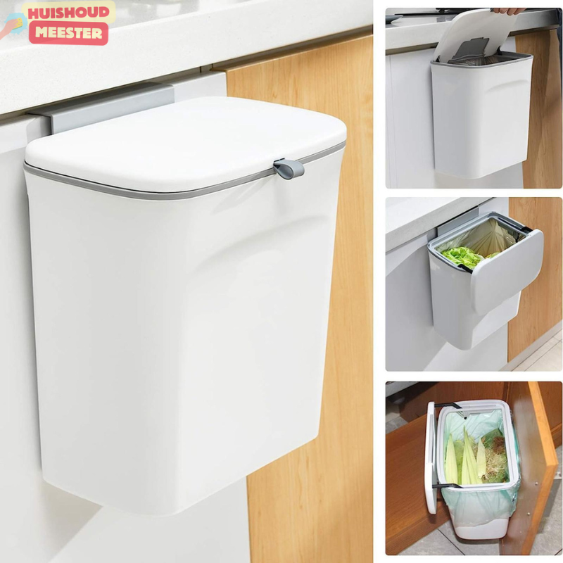 Väggmonterad papperskorg – Enkel, luktfri avfallshantering Carvallo