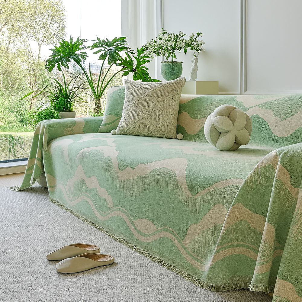 Wavescape Chenille Sofföde Carvallo