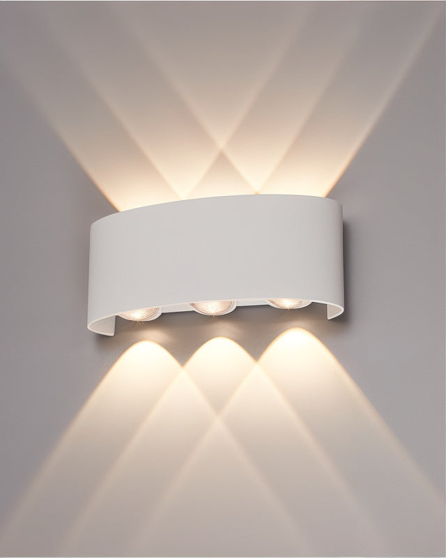Carvallo Vägglampa | LED Utomhusbelysning IP65 | Modern & Väderbeständig | 25 cm Höjd Carvallo