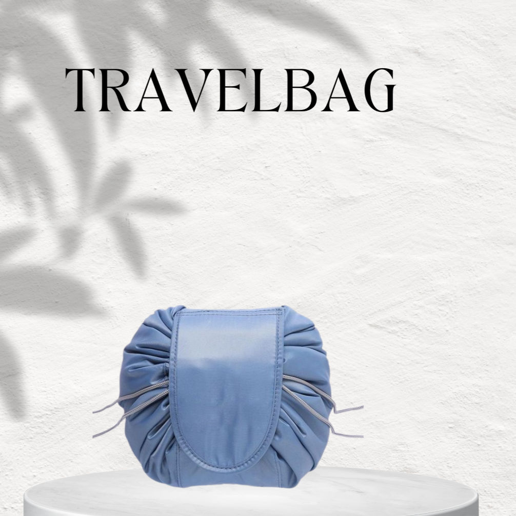 Carvallo - Kosmetiktask med snörning och stort utrymme Carvallo