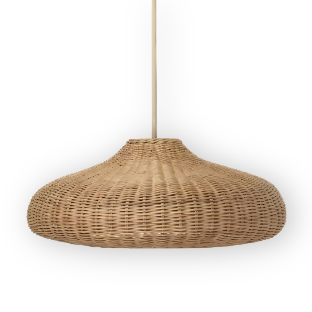 Bohème Taklampa – Handvävd Rattanlampa i Naturlig Design Hemnix