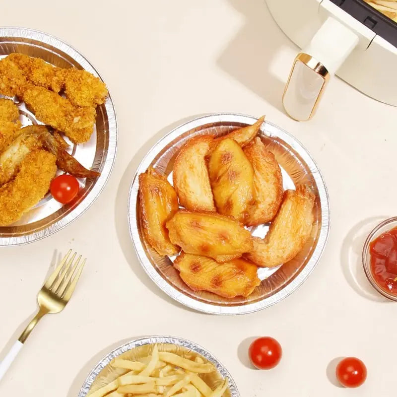 Folieplåtar för airfryer – 50 non-stick, återanvändbara bakplåtar MILA Sverige