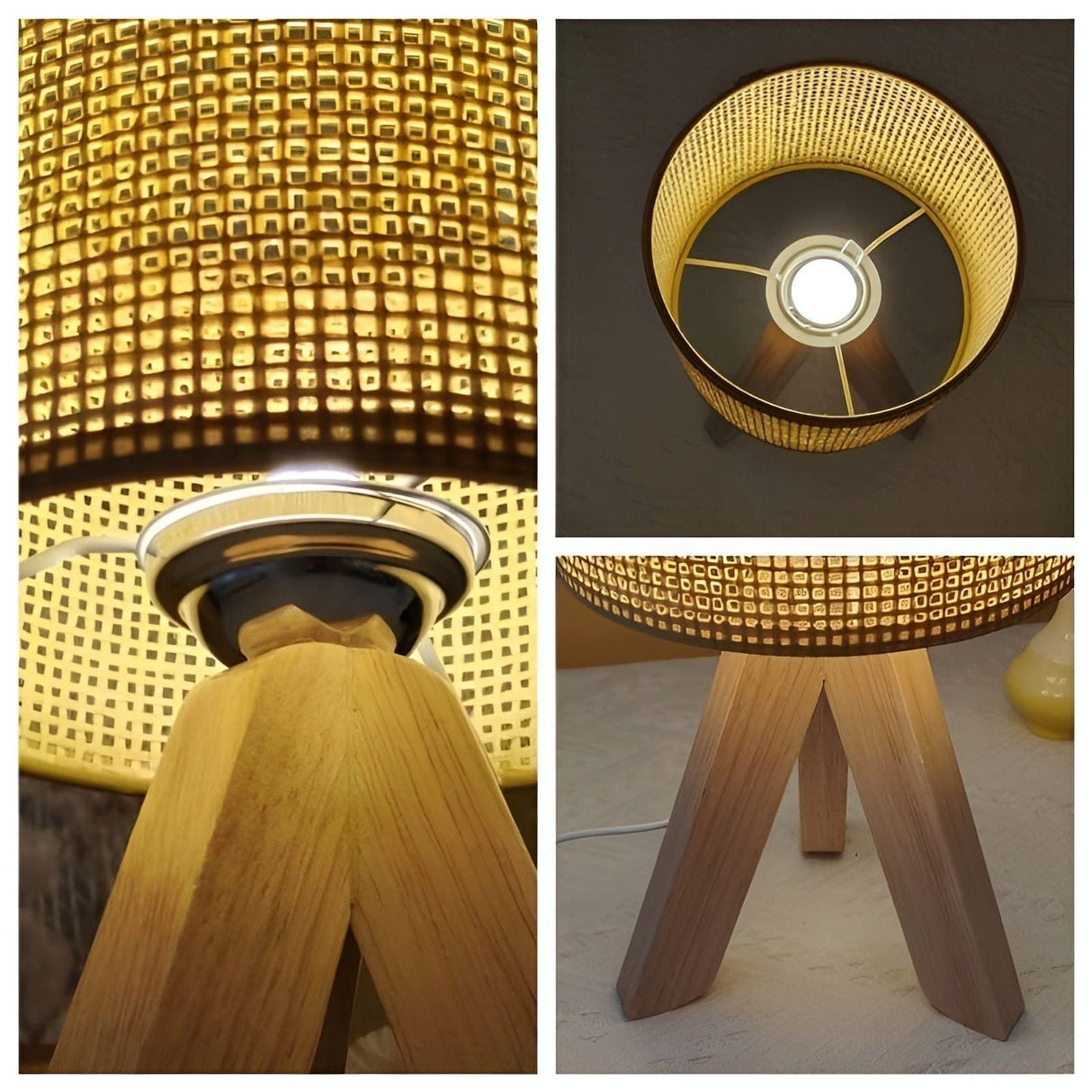 Carvallo - Håndgjord USB-driven bordlampa med varm LED-glöd Carvallo