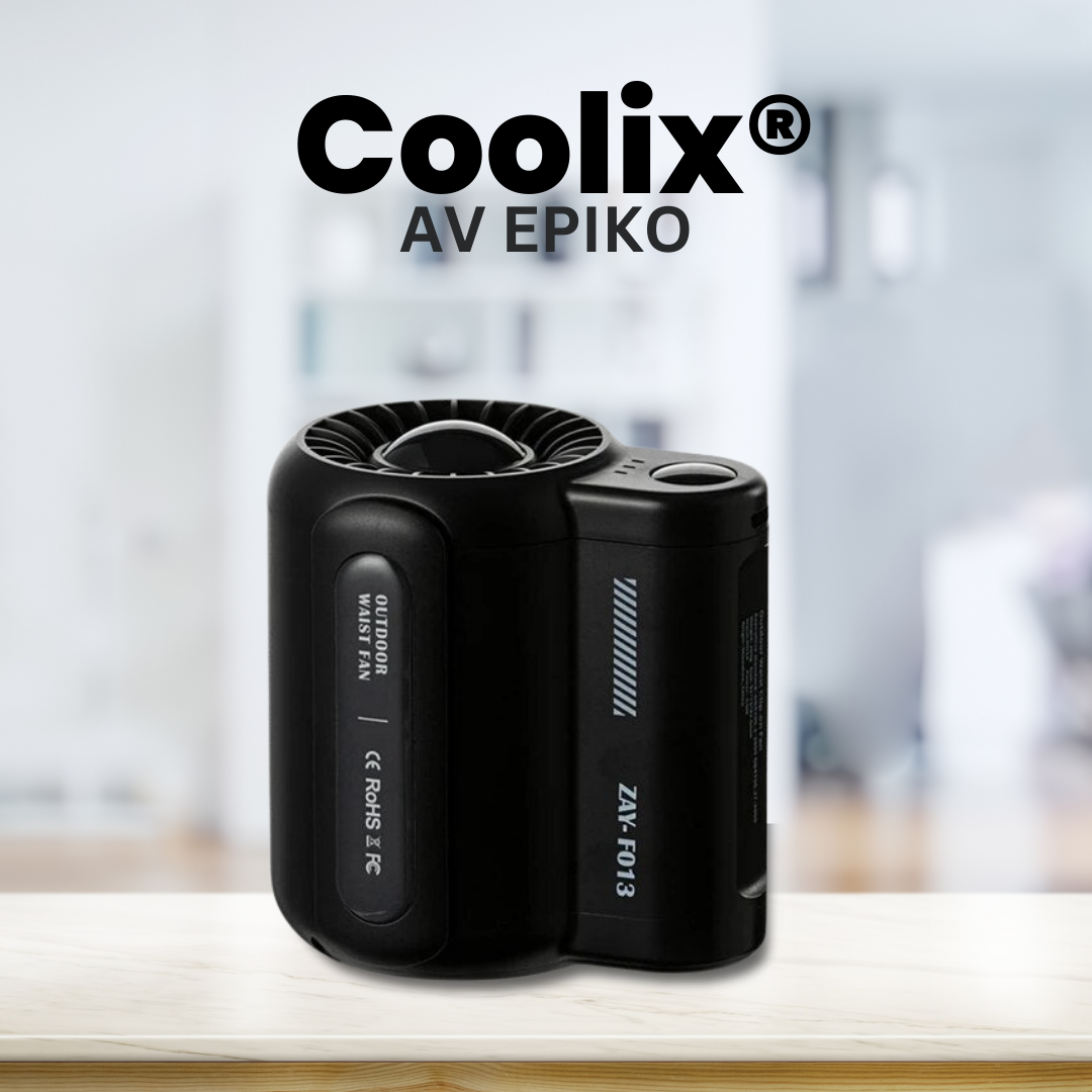Coolix® Clip-on bärbar luftkylare-Hemnix-Svart-Hemnix