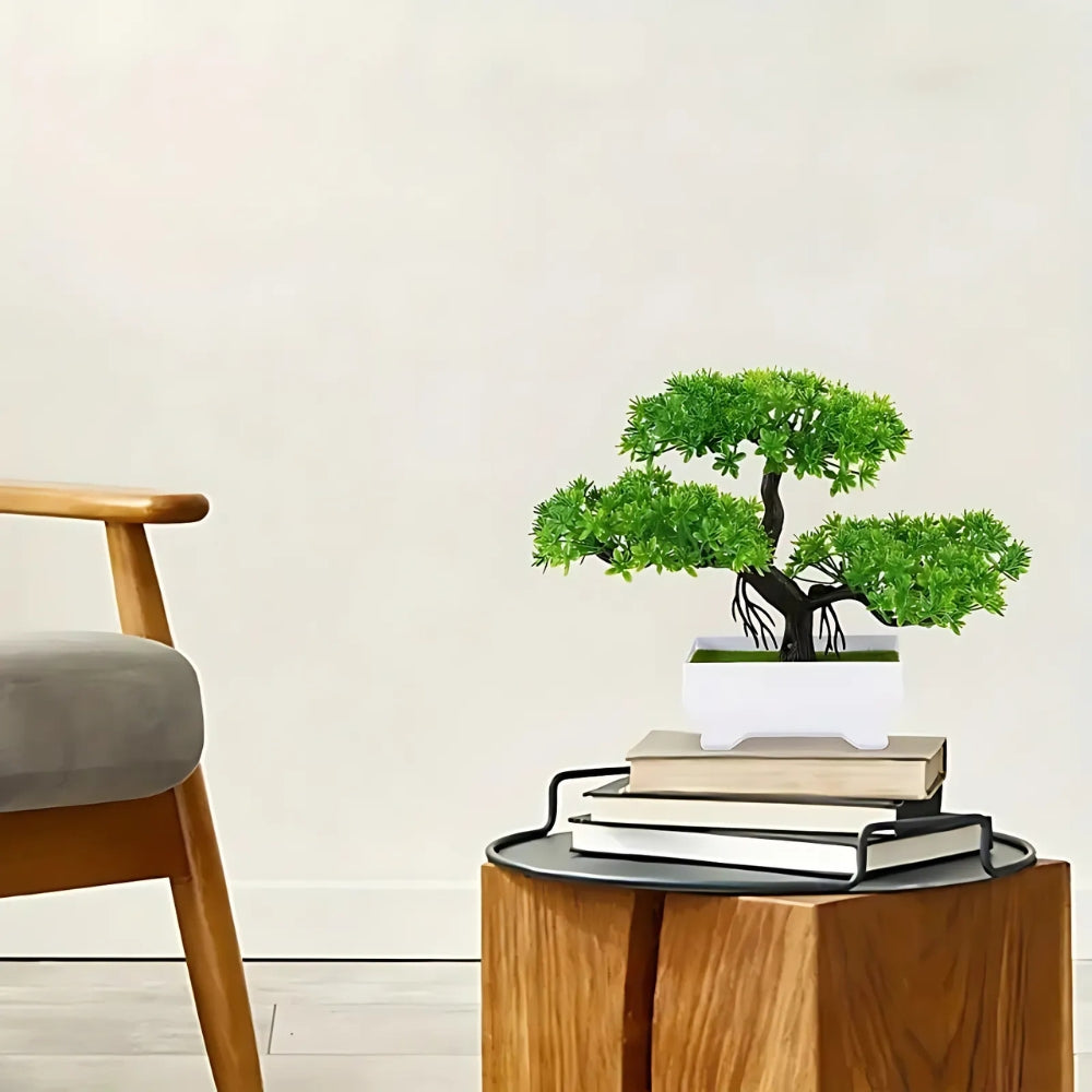 Yuriko Mini Konstgjord Bonsai Träd Skrivbord Dekor Carvallo