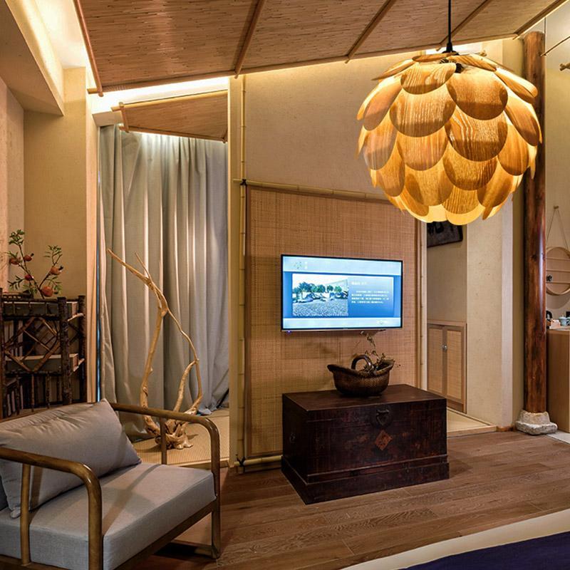 Rustikalt Ananasformat Hänglampa Carvallo