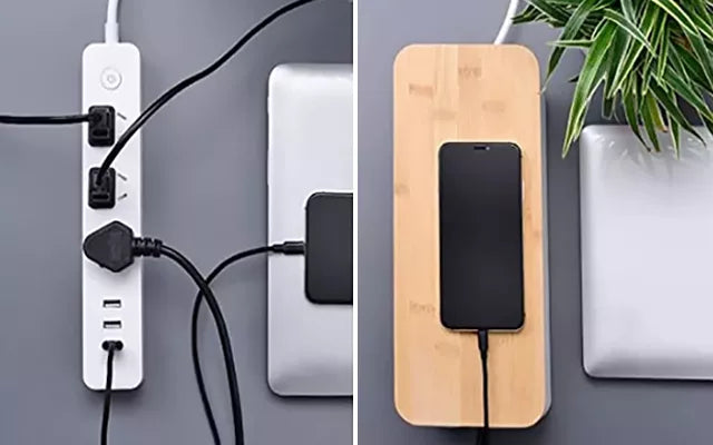 Luxora Trådhållarbox för prydlig kabelhantering Carvallo