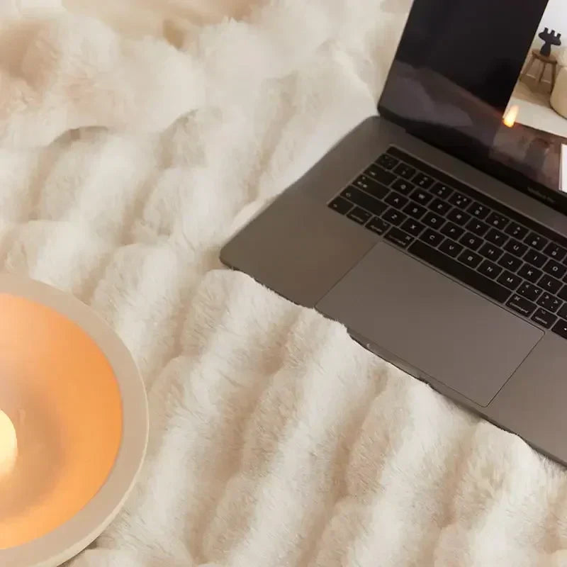 Fleece Filt För Soffa Och Säng Carvallo