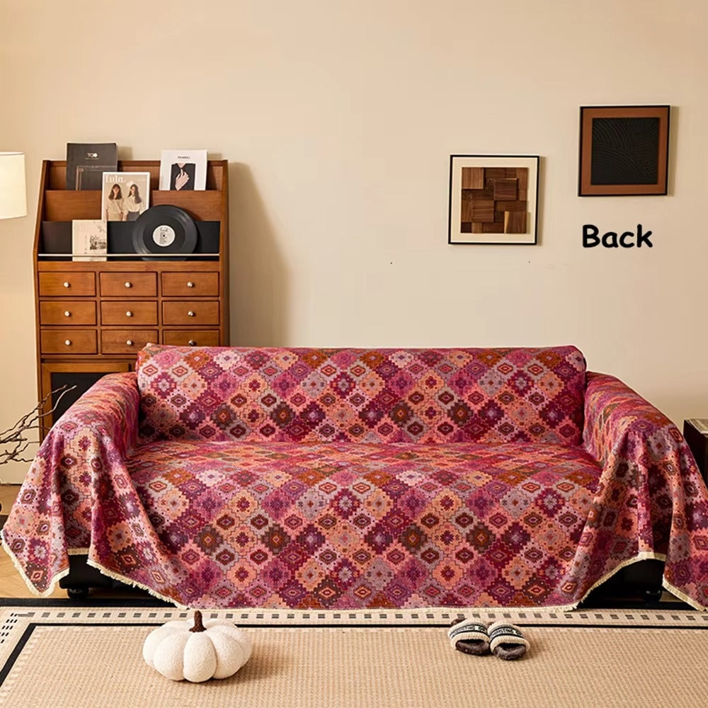 Zahara Geometrisk Tribal Kilim Sofföverdrag Carvallo