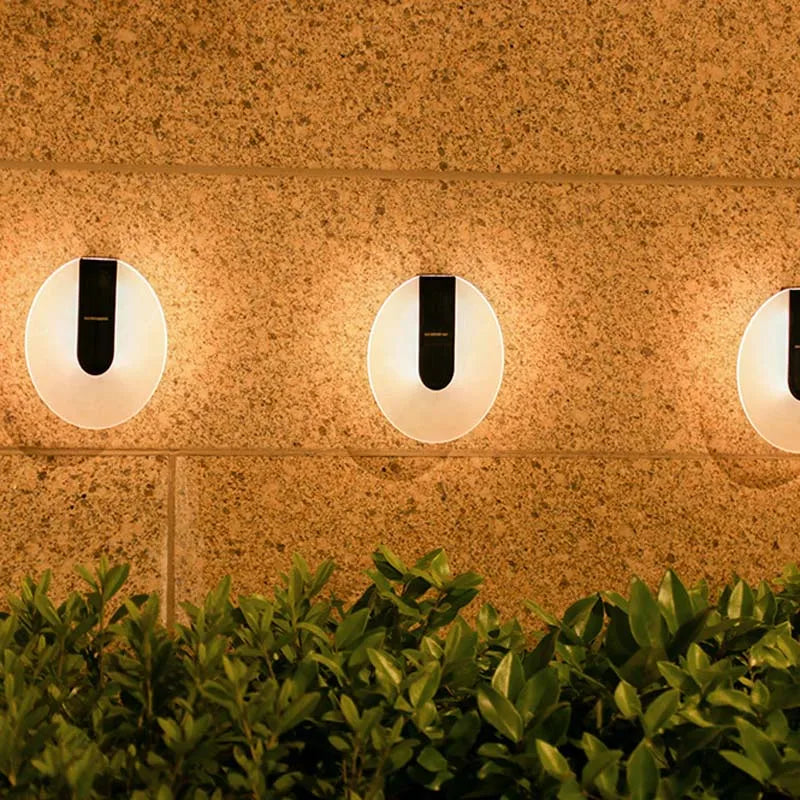 Carvallo Väggstrålkastare | LED Solarljus Utomhus | Varmvit & Väderbeständig | 12 x 15 cm Carvallo