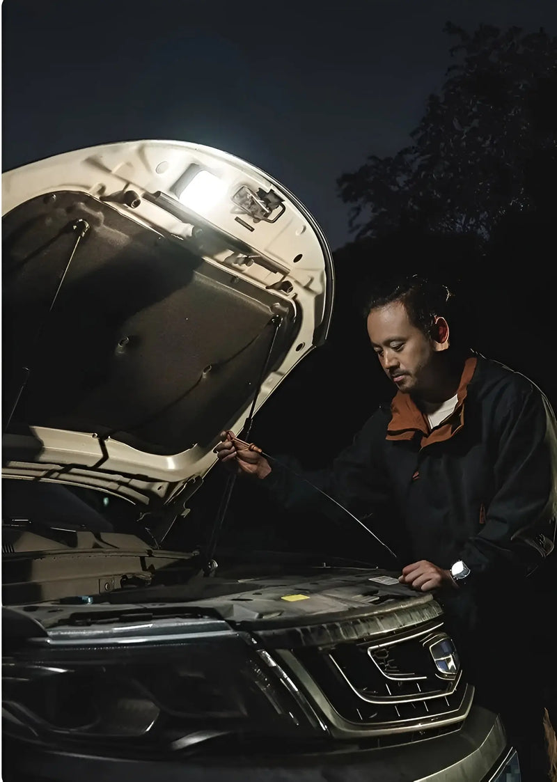 PowerBeam - LED-lampa med magnetisk bas och uppladdningsbart batteri Carvallo