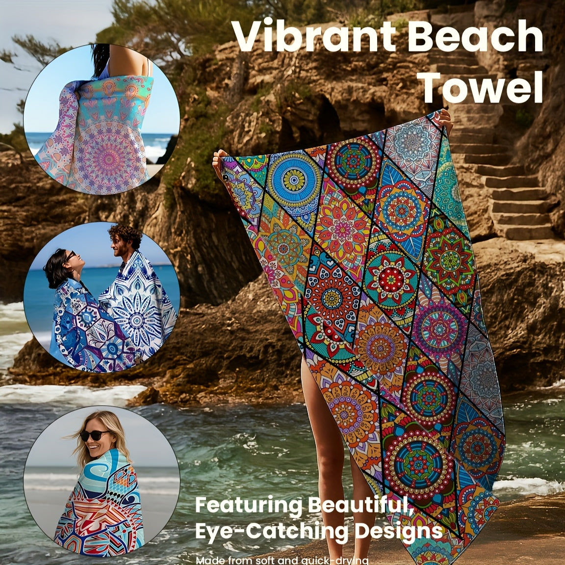 Mikrofiberstrandlakan – Mjukt, iögonfallande, stor passform MILA Sverige