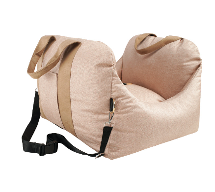 Portabel Bilbarnstol För Hundar-Hemnix-Beige-Hemnix