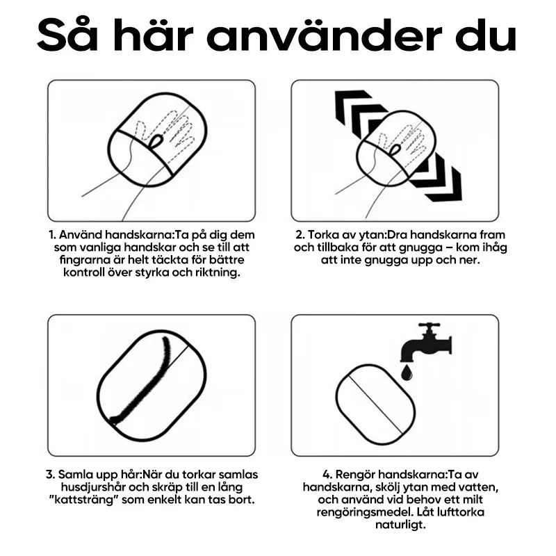 Pälsborttagare för hund & katt - grooming och massage i ett-VaruZ-Hemnix