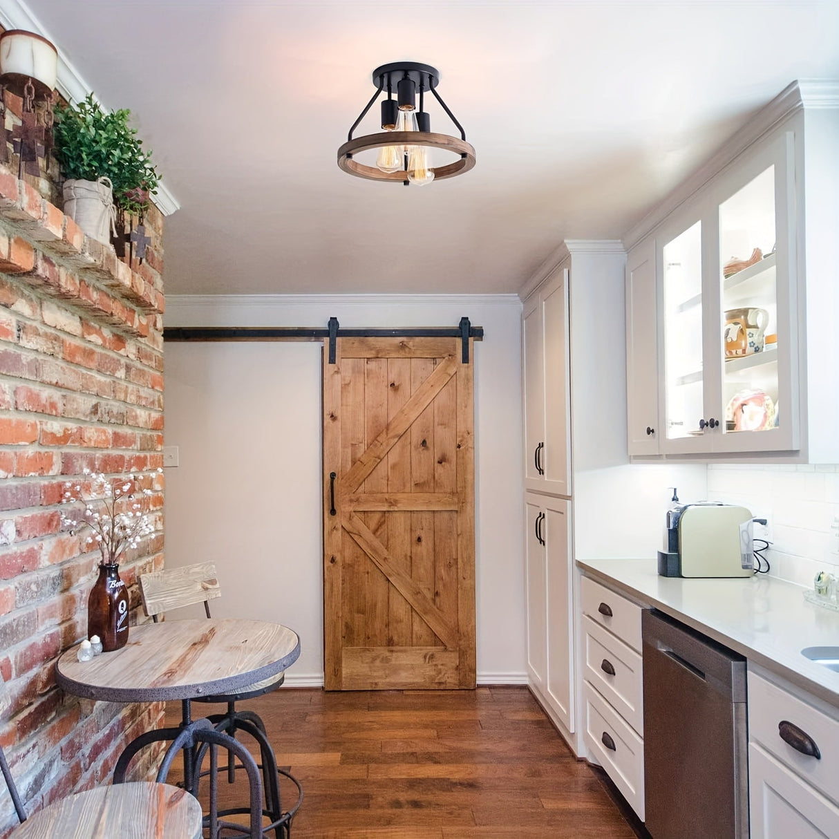 NatureLight Tre-Arm Lampe - För Atmosfärisk Belysning och Karaktär Carvallo