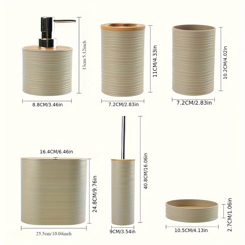 Modern badrumset med bambuakenter – Organiserat och elegant i ett Carvallo