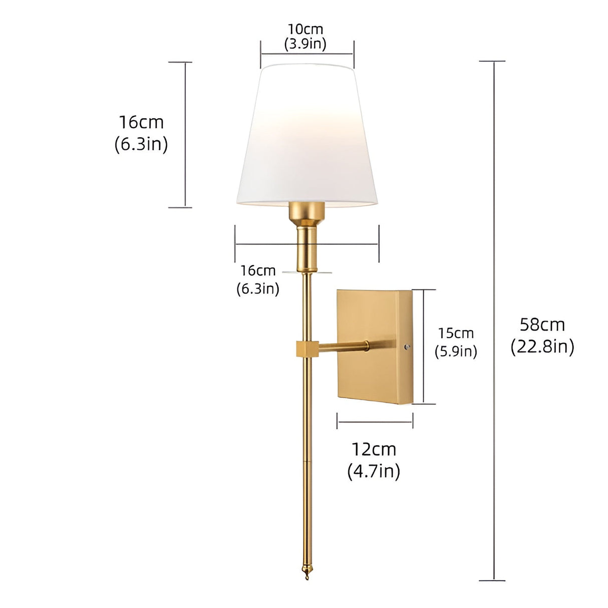 AuraFlare Light – Amerikansk Modern Trådlös Vägglampa Carvallo