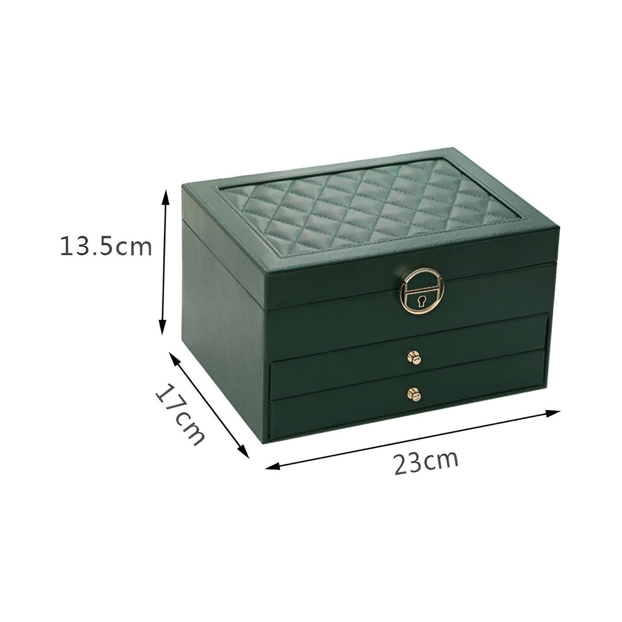 Lyxbox - Flera våningar smyckedisplay & förvaringslåda Carvallo