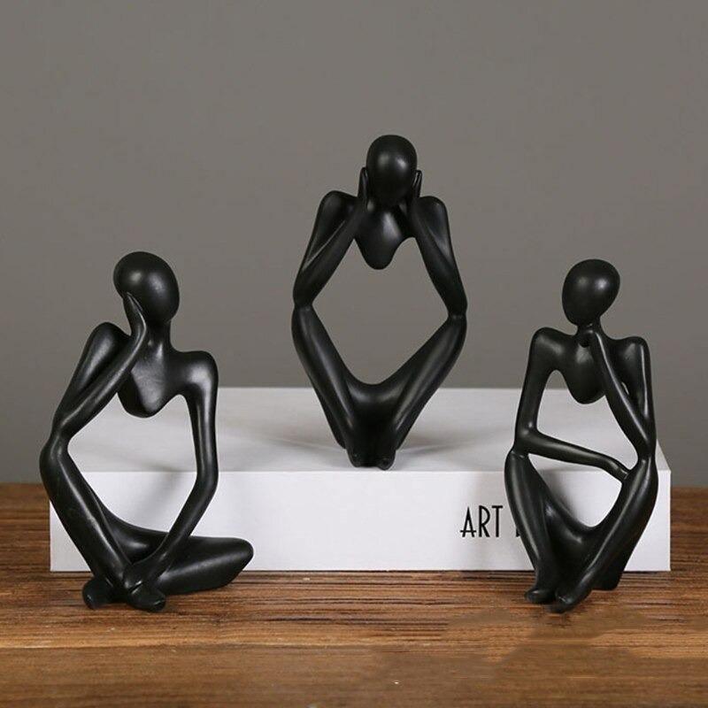 Carvallo – Minimalist Tänker Skulptur med Modern Elegans Carvallo