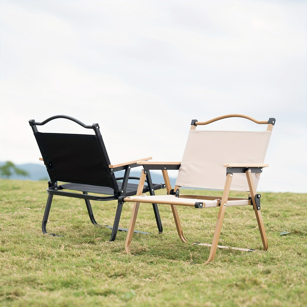 Carvallo RelaxaFold | Justerbart ryggstöd | Fällbar & Lätt | Aluminiumram & Oxford-säte Carvallo