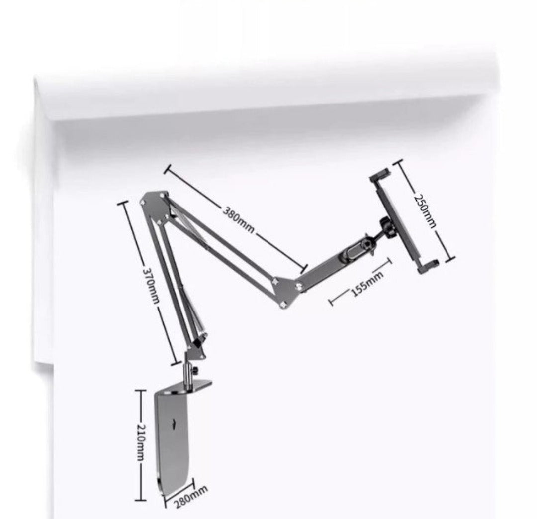 Royaleva BedMate 360° Roterande Enhetshållare – Handsfree Ställ för Telefoner & Surfplattor Carvallo