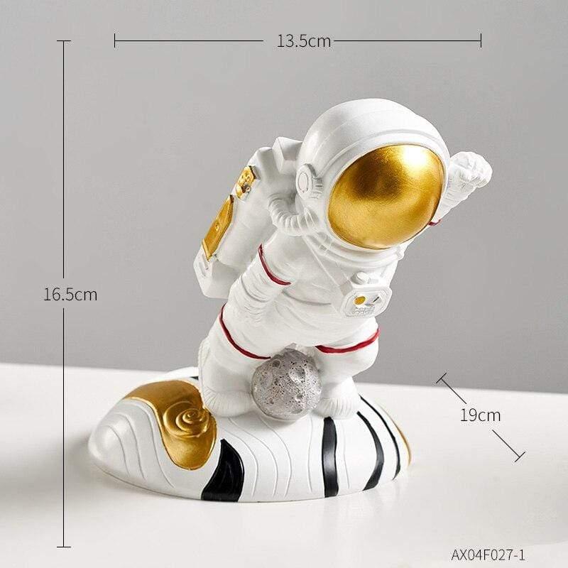 Vinflaskhållare Astronaut i Harts – Rymd Dekor & Flaskställ för Hem & Inredning Hemnix